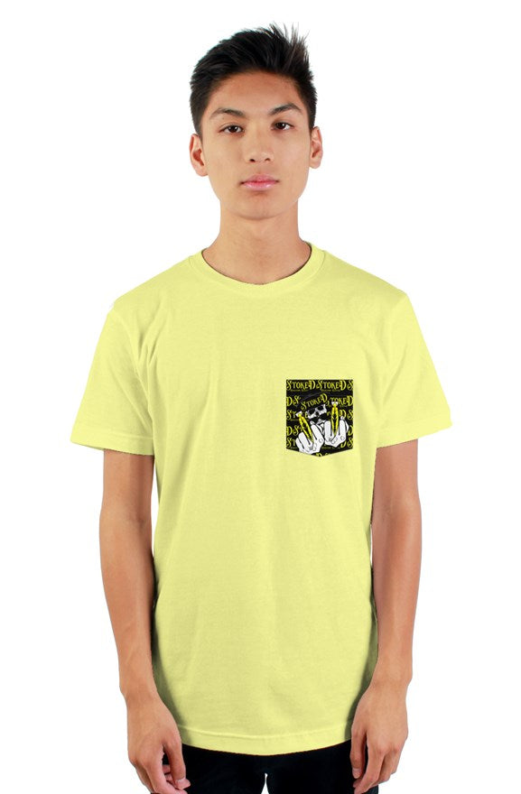 Stoked Pkt tultex mens t shirt