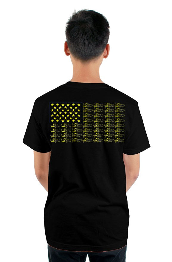 HKK Bully Flag tultex mens t shirt