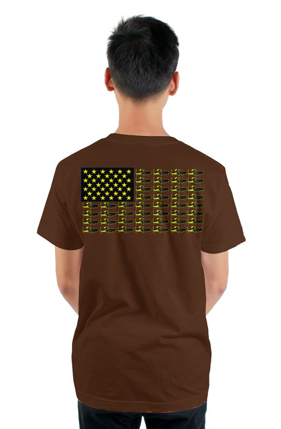 HKK Bully Flag tultex mens t shirt