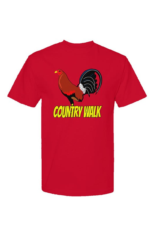 Country Walk Red Classic Streetwear T Shirt
