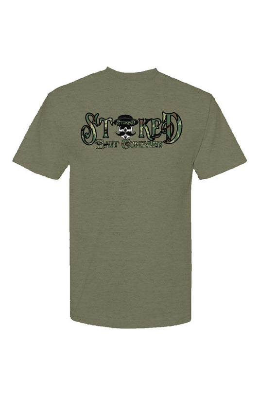 Stoked Camo Classic Streetwear T Shirt